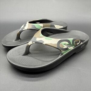 OOFOS OOriginal Camo Recovery Slide Sandals Men's 7 Women's 9 Unisex Comfort